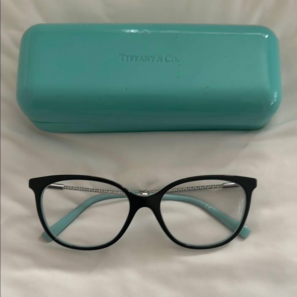 Tiffany & Co. Black Cat-Eye Glasses